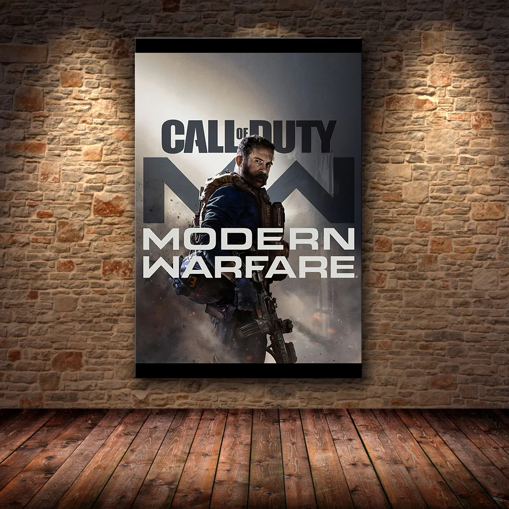 01 Call of Duty Современная война стены искусства холст постер и принт полотно с рисунком для декорирования картина для спальни домашний декор - Цвет: 01