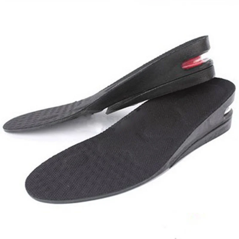 Силиконовые мужские стельки для обуви с воздушной подушкой, спортивная обувь для увеличения роста на 5 см, вставки для обуви