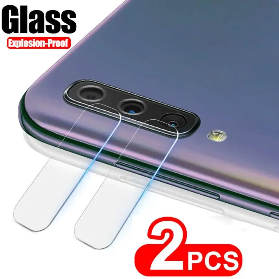 

2Pcs/lot Lens Protective Glass For Samsung A70 A50 S A40 A60 A30 A20 E A10 A90 M30S A750 Tempered Glass Back Camera Film Cover