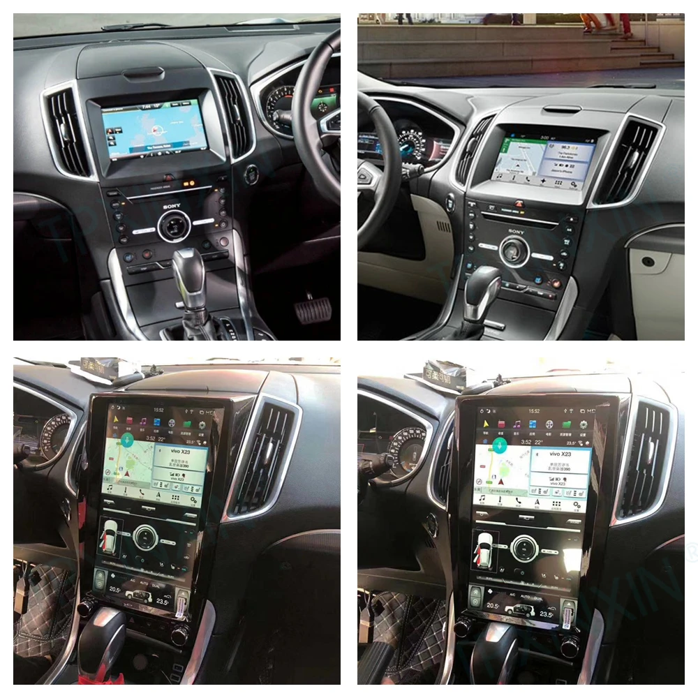 

For Ford Edge 2015 2016 2017 - 2019 Android 9 Carplay Radio Player Car GPS Navigation Head Unit Car Stereo Multimedia Player