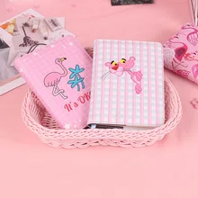 Девичье сердце Фламинго ноутбук креативный милый переноска Маленькая книга из искусственной кожи сетки студентов КПК ноутбук