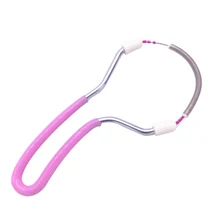 Простой в использовании инструмент для удаления волос на лице с пружинной резьбой, эластичный эпилятор для губ из нержавеющей стали для женщин, эффективный уход за кожей, многоразовый