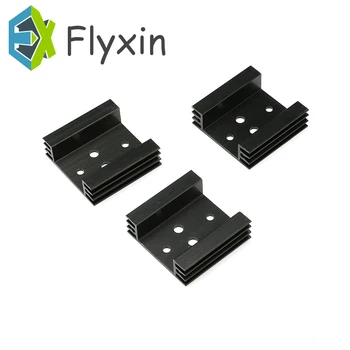 

1Pcs High quality 45*45*14mm Heatsink Cooling Fin Radiator Cooler Aluminum Heat Sink for TO-3 Transistor Cooling Accessories