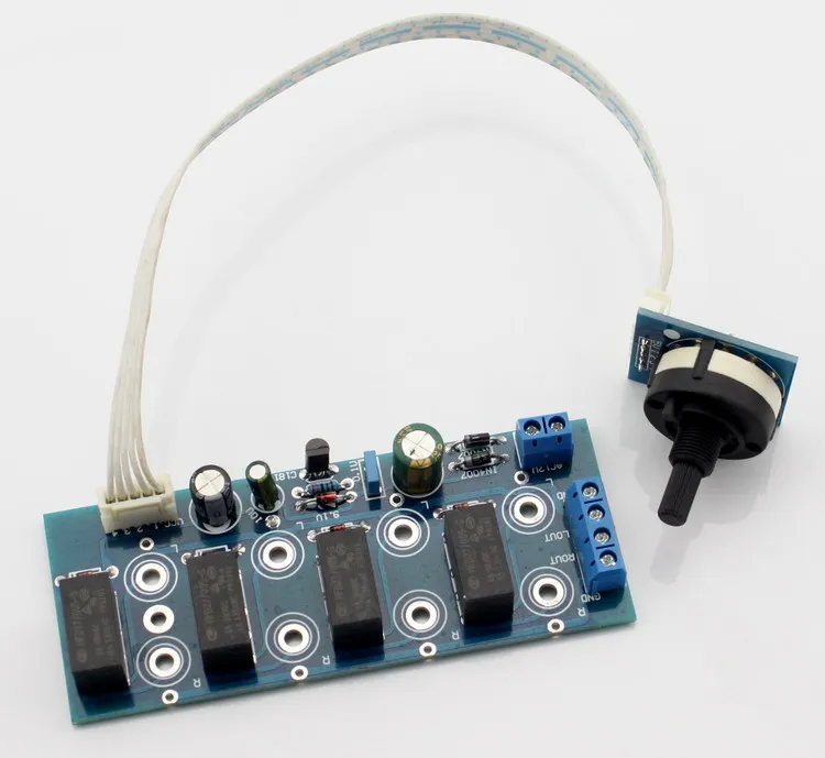 Четырехсторонняя входная плата переключателя DIY усилитель готовая AC12V |