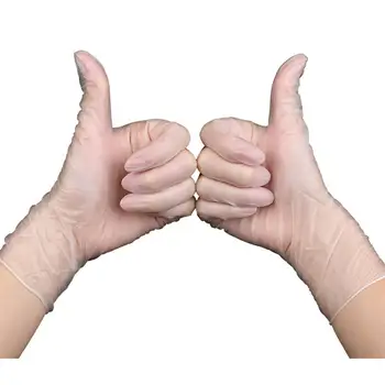 

100pcs Disposable Gloves Thickened Plastic Anti-slip Multipurpose Gloves for Cleaning Cooking - Size M