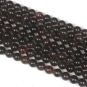 

Natural Round Black Moonstone Gemstone Loose Beads 6mm 8mm For Necklace Bracelet DIY Jewelry Making 15inch Strand
