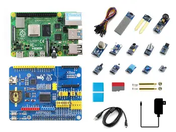 

Raspberry Pi 4 Model B 8G Sensor Kit, with 13* Popular Sensors