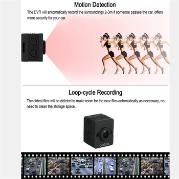 

1080P HD Car Vehicle DVR Camera Video Recorder Dash Cam SQ12