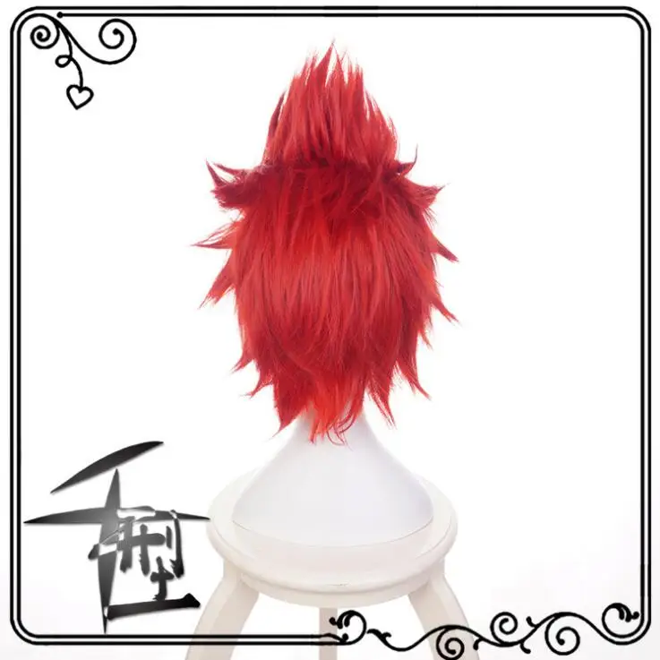 Мультфильм Аниме My Hero Academy периферийный парик маска на Хэллоуин Kirishima Eijiro косплей реквизит аксессуары красный парик