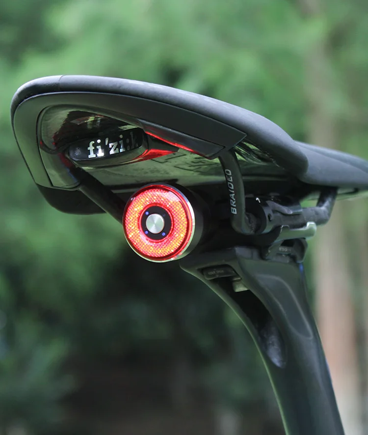 Светильник-вспышка, умный задний светильник для велосипеда, Автоматическое включение/выключение, велосипедный светильник, USB