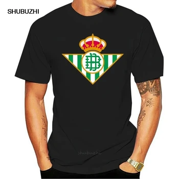 

Humor Real Betis T-Shirt Man Letter Homme Men T-Shirt Round Collar Short Sleeve Big Size S~5xl Top Quality