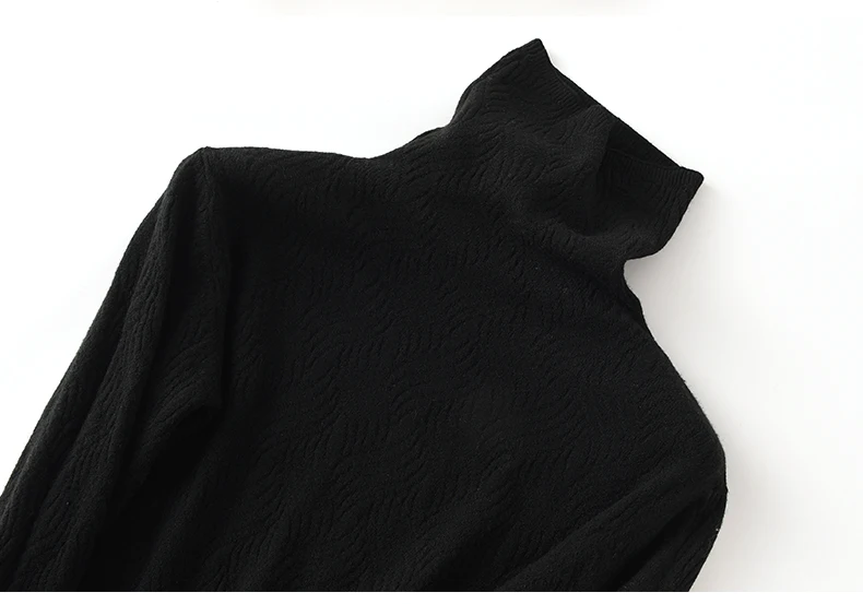 Autumn and winter new pile of high collar dark knit pullover women ALKMENE sexy fashion slim bottoming sweater women