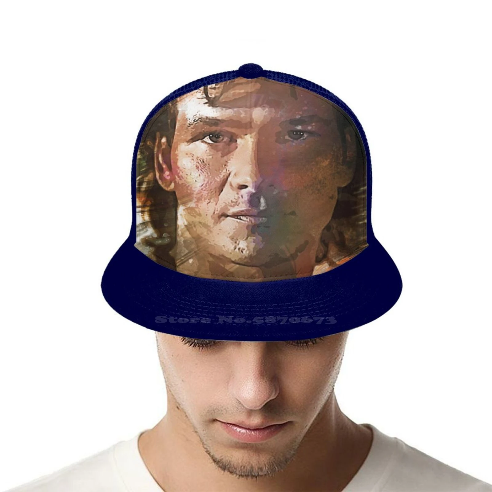 Patrick Swayze Digital Artwork Hip Hop Fashion Hat Cap Movies Video Movie Film Videos Actor Actress Cinema Dvd|Men's Baseball Caps| AliExpress