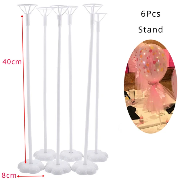 Balloon Sticks Adjustable Balloon Stick Holder Clear Balloon Stand For  Table Balloon Holder For Birthday Party Wedding Festival - AliExpress