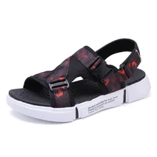 Лидер продаж года; Классические летние мужские сандалии с камуфляжной пряжкой; шлепанцы двойного назначения; мужские уличные сандалии; тапочки для отдыха