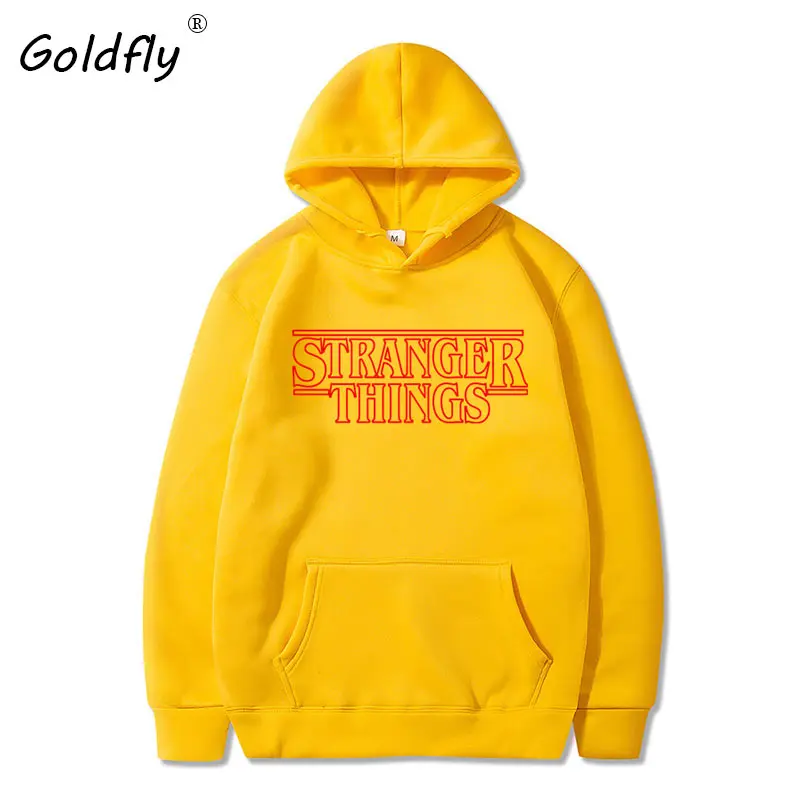 

Goldfly Trendy Faces Stranger Things Hooded Mens Hoodies and Sweatshirts Oversized for Autumn with Hip Hop Winter Hoodies Men