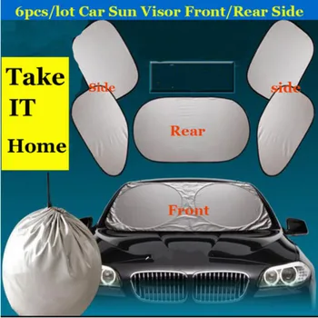 

6 Pcs For Bmw E46 E60 E39 F10 F30 F20 E87 E70 E91 M E90 G30 E34 E30 Car Window SunShade Windshield Visor Anti UV Sticker