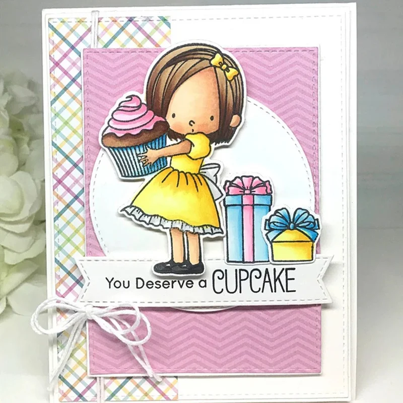 

2019 3D New Layer Metal Cutting Dies and In Scrapbooking For Paper Making Sweet Birthday Wishes Embossing Frame Card Stamps Set