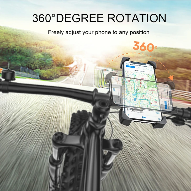 Motorcycle Bicycle Moto Bike Mobile Cell Phone Navigation Holder handlebar Rearview Mirror Mount Clip Bracket For iPhone Samsung