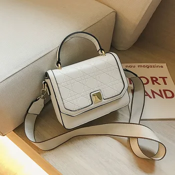 

Summer Small Bag WOMEN'S Bag 2020 Popular New Style Fashion Versitile Fashion INS Shoulder Bag Online Celebrity Hand Square Slin