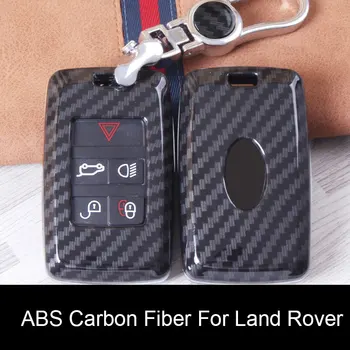 

ABS Car Key Case For Land Rover LR4 LR2 Discovery Rang Rover Sport Evoque 5 Buttons Smart Remote Fob Cover Auto Keychain Bag