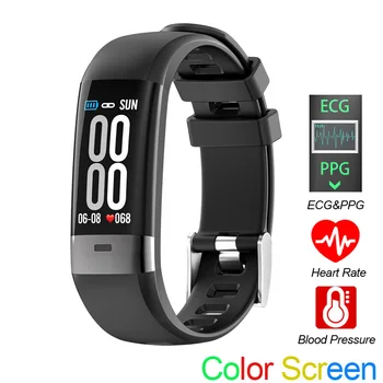 

2019 Latest Smart Bracelet ECG Heart Rate Watch Male Female Pedometer Pedometer Color Screen Waterproof Smart Bracelet Children