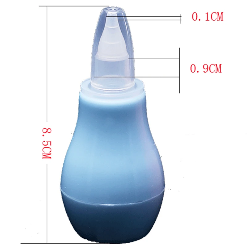 Безопасный детский силиконовый ингалятор для мытья носа для младенцев, для предотвращения обратного потока, аспиратор с мягкими наконечниками