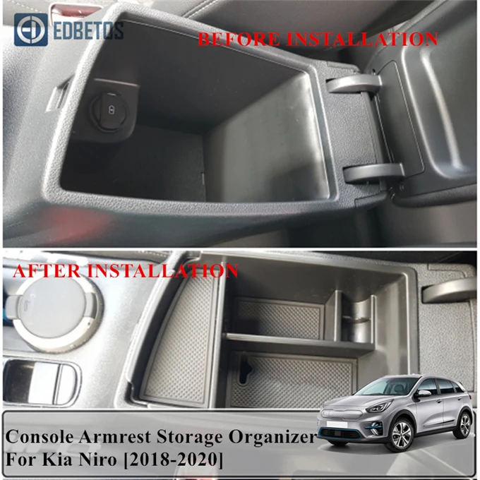 Interior Hanmin Motors Compatible with Kia NIRO 2018 Center Console Box