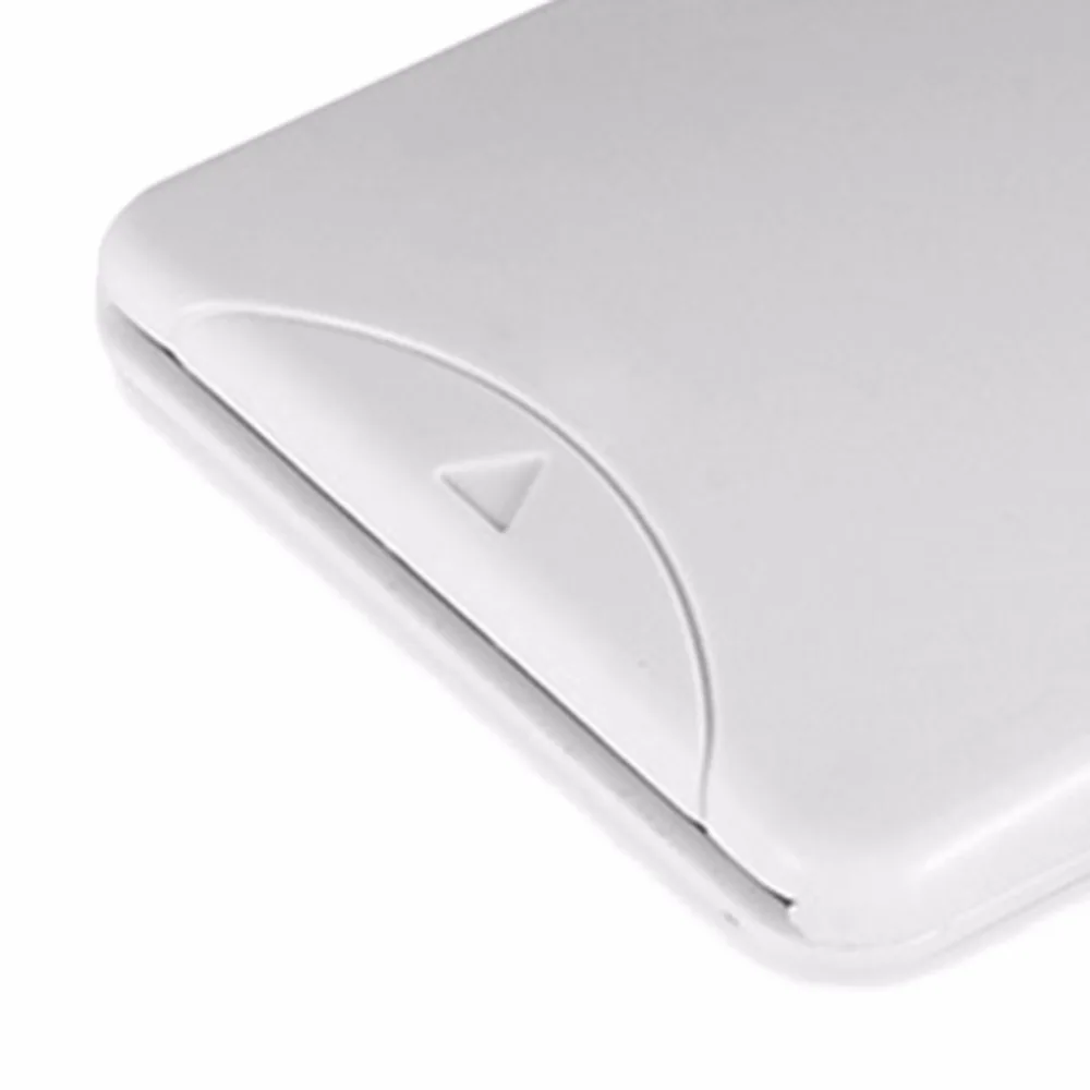 Portable White ABS USB Contact Smart Chip Card IC Cards Reader with SIM Slot