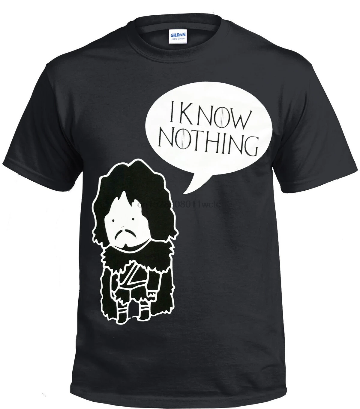 

NEW I KNOW NOTHING COTTON T SHIRT Game Of Thrones Jon Snow Funny Top Tee