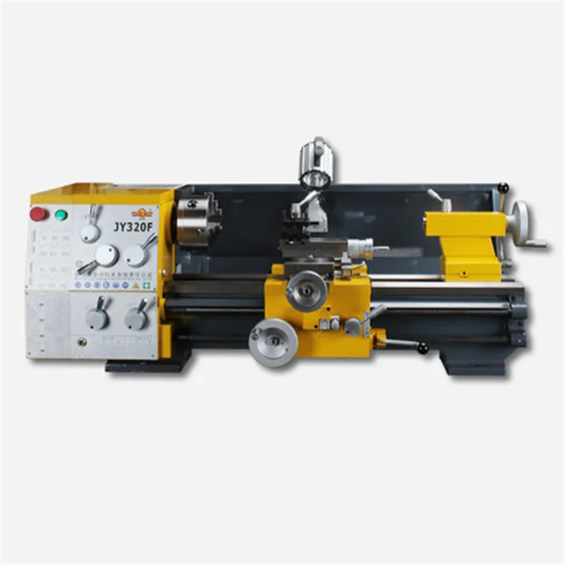 

JY320F Hardware Machine Tool Small Household Desktop Lathe Mini Micro Woodworking Lathe Industrial Grade Metal Lathe