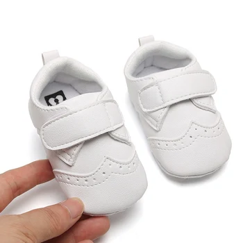

Infant Toddler Baby Boy Girl Soft Sole Crib Shoes Sneaker Newborn White Shoes