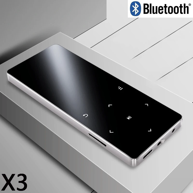 MP3-плеер Bluetooth 4 2 с сенсорной кнопкой динамик 8 ГБ 16 Hi-Fi металлический портативный