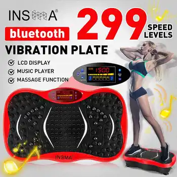 

1-299 Speed Digital Display Exercise Fitness Slim Vibration Machine Trainer Plate Platform Body Shaper with bluetooth Speaker