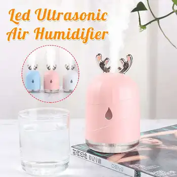 

200ML Ultrasonic Air Humidifier Aroma Diffuser Essential USB Mini humidificador for Office Home Car with LED Night Light