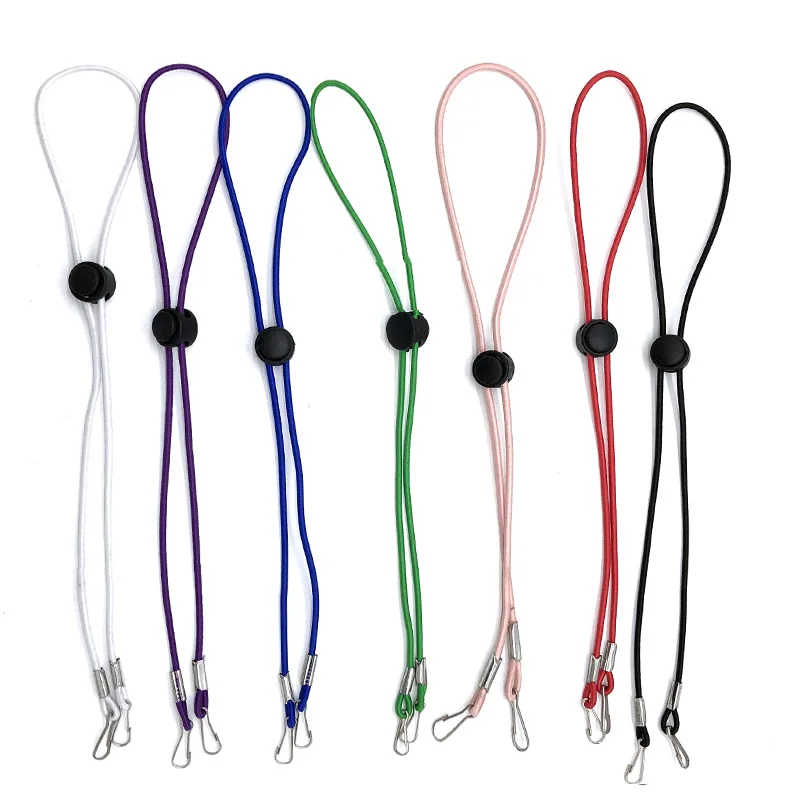 Fashey Mask Lanyards Elastic Rope Strap Hanger Eyeglass Chains Holders for Women Men Kids Cord to Hold Mask Around Neck BRG 