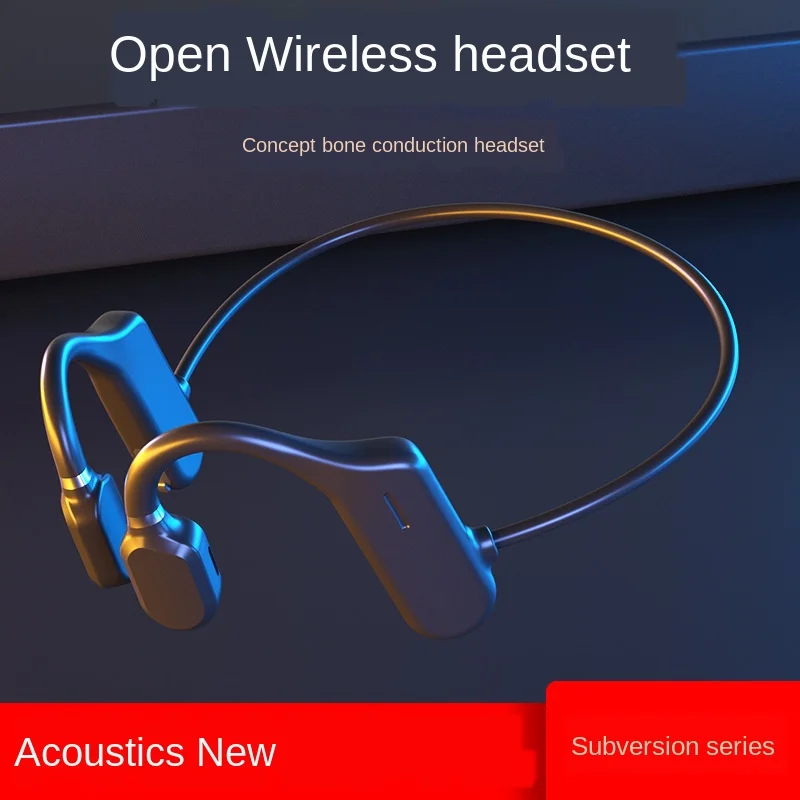 Wireless Sports Bluetooth Headset with External Earphone and Ear Hook Air Bone Conduction Principle Gaming Headset Tws Earbuds
