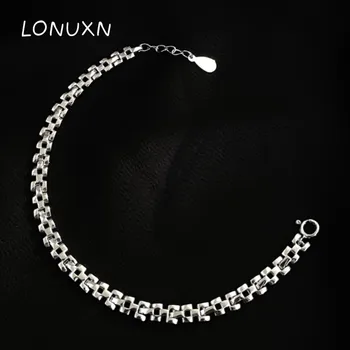 

High quality 100% genuine 925 sterling silver bracelet ladies fashion bracelet Women Jewelry New Arrival Link Chain best gift