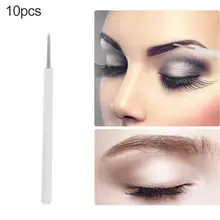 10Pcs 3RL 5RL Disposable Fog Tattoo Needle Semi Permanent Makeup Eyebrow Tattoo Manual Microblading Needle Blade Tattoo Supplies