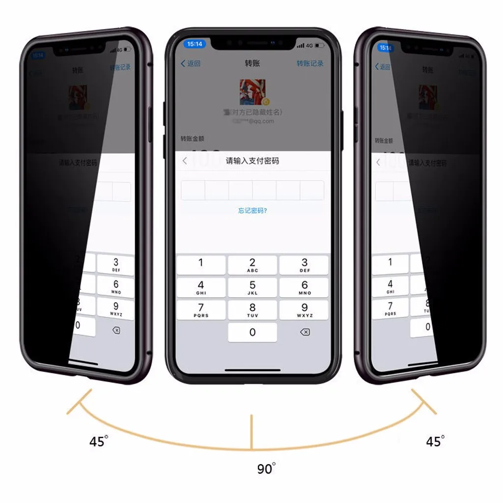 Магнитный абсорбирующий металлический бампер 7/8 дюйма для iPhone 4 7 стеклянный