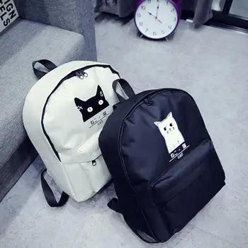 

PinShang Women Fashion Large Capacity Cartoon Printing Backpack with Zipper