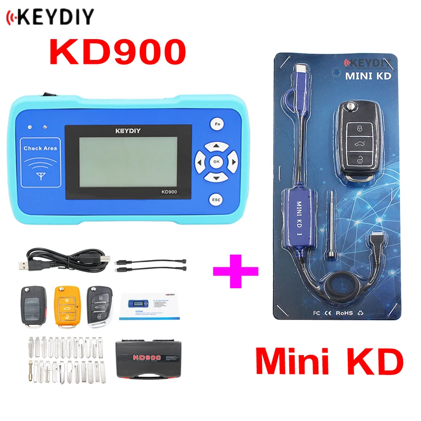 KD900withMINIKDset KEYDIY KD900/MINI KD/KD сборщик данных пульт дистанционного управления лучший инструмент для дистанционного управления обновление мира онлайн авто ключ программист - Цвет: KD900withMINIKDset