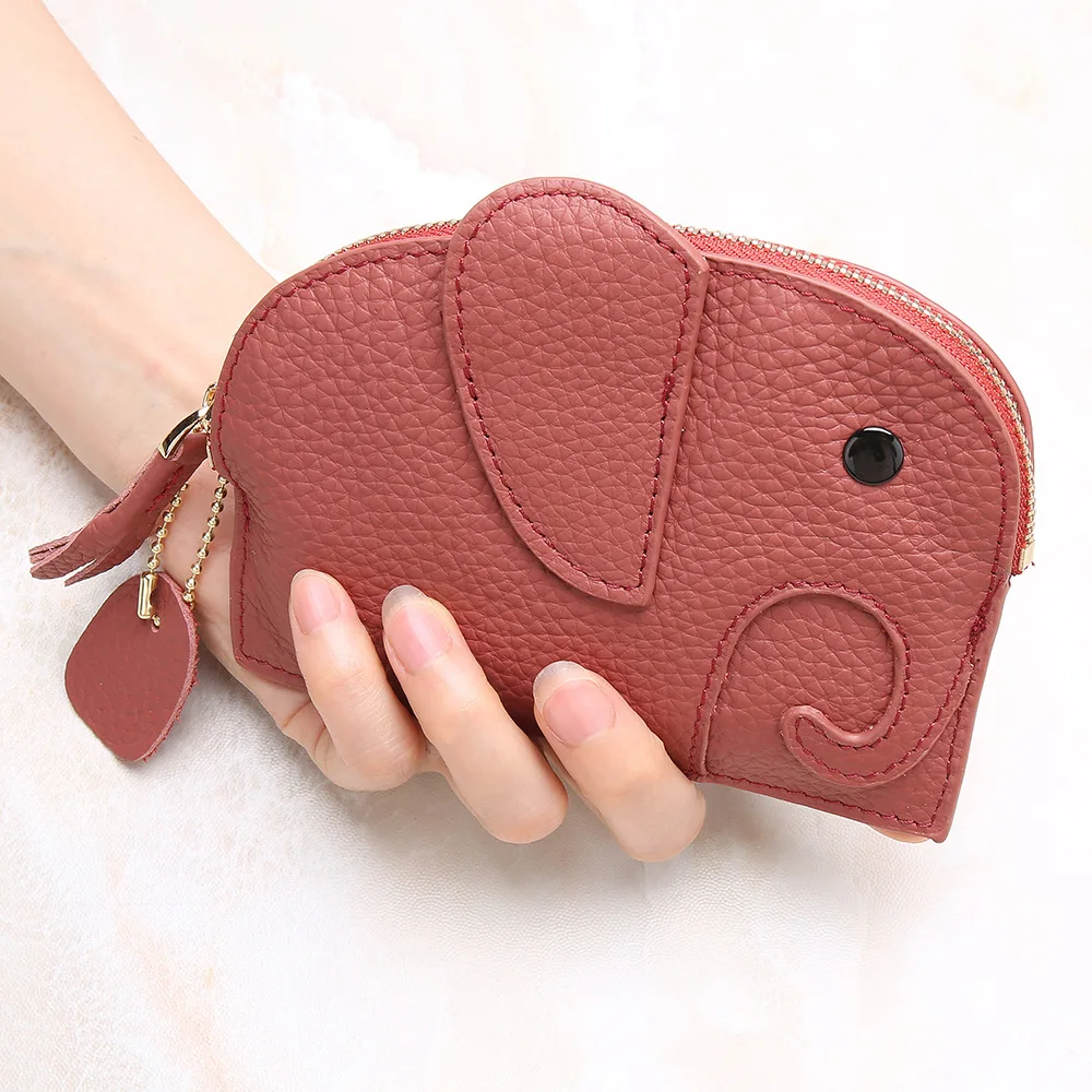 Miyahouse в форме слона дизайн женский короткий кошелек модный кошелек на молнии портмоне сумка мультфильм женский нулевой кошелек