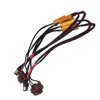 

HID LED Resistor Kit 1157 Relay Harness Adapter Anti Flicker Error Decoder Warning Canceller LED Decoder 1156 3156-A 3156-B