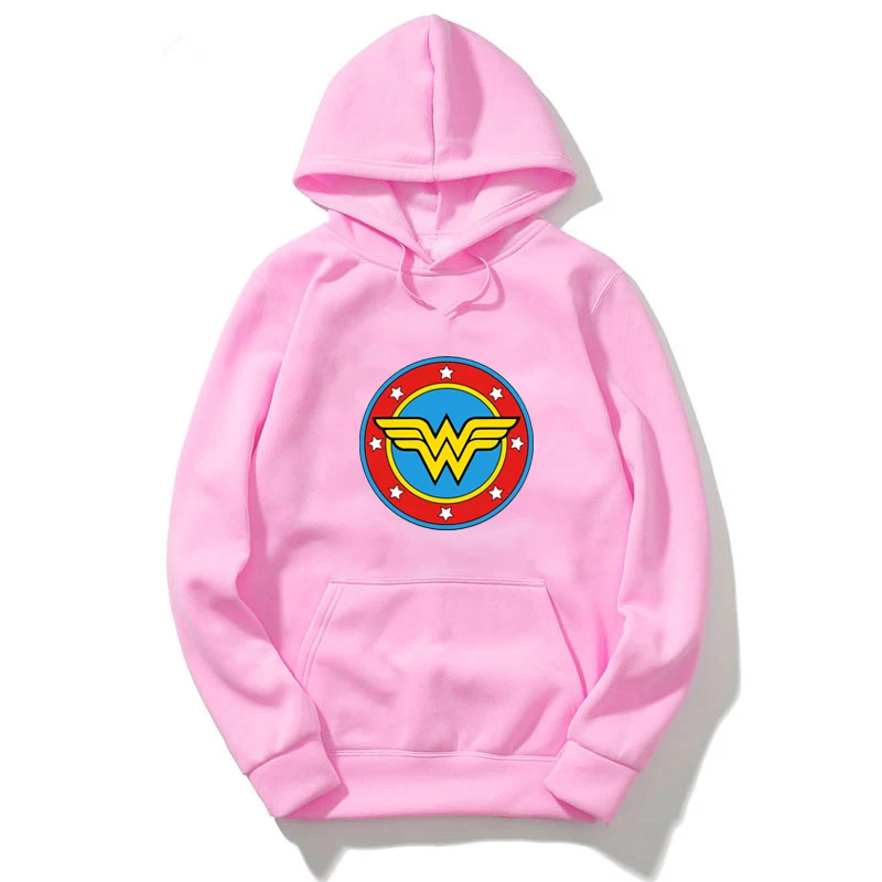Wonder Woman Autumn Winter Girl Warm Coat Fashion Prints Kids Baby Hoodies Casual Cotton Boys Girls Sweatshirt Sweat Enfant