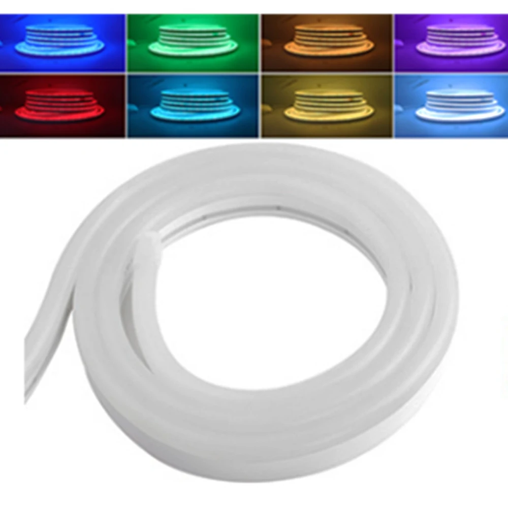 RGB неоновый светильник DC12V гибкая лента IP67 водонепроницаемая 3535 SMD 5 м 108