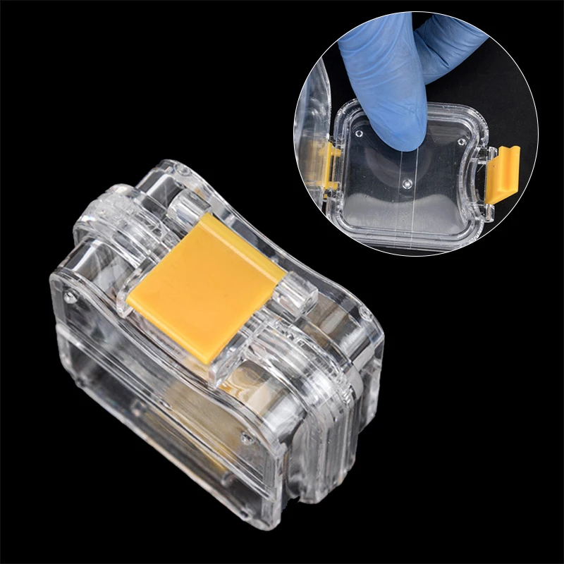 Transparente com Clear Novidades Dental Pequena Coroa-mantendo Caixa Filme Flexível Dentro 10pcs