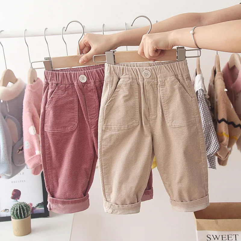 Детские шаровары, осень, детские штаны в Корейском стиле, милые детские штаны, модные штаны для мальчиков
