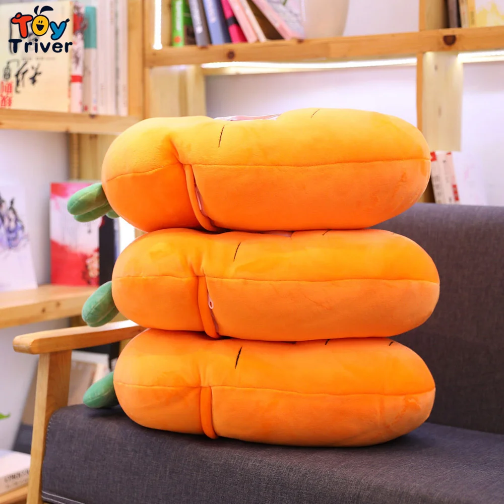 Kawaii морковь кролик плюшевая игрушка Triver мягкие животные кукла подушка для малышей Дети День рождения Рождественский Подарочный декоративный
