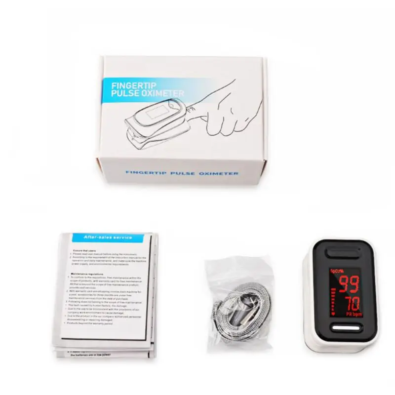 

Digital Mini LED Fingertip Pulse Oximeter SPO2 Rate Heart Beat Finger Monitor